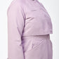 women's purple raincoat raglan sleeve